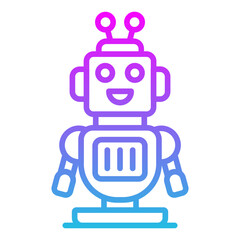Naklejka premium Robot Icon