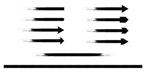 Brush element design vector illustrations.