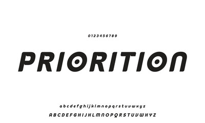 Minimal modern logo alphabet fonts. Typography minimalist urban sana serif digital fashion future creative logos fonts. vector illustration.