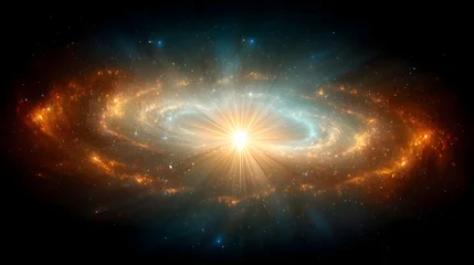 Crédence de cuisine Vagues fractales energy cloud with fractal waves and multicolored electric sparks in motion  © Marut