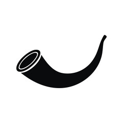 Black Shofar Horn Silhouette jewish judaISM