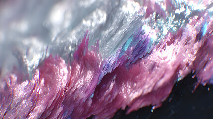 of colorful patterns and mirrored light distortions in digital space