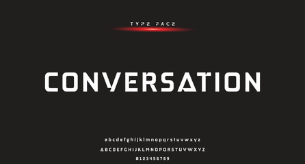 Abstract Fashion alphabet letters font logo. Minimal modern urban fonts for logo, brand etc. Typography typeface uppercase lowercase and number. vector illustration.