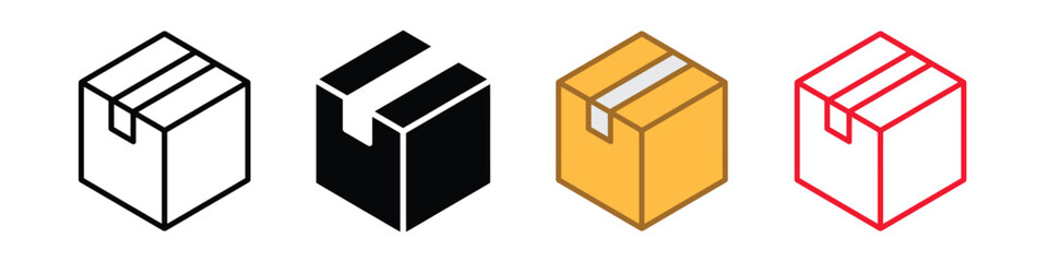 Packaging Box icon vector. logistics and delivery symbol. vector illustration.