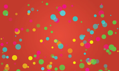 Abstract Green and Yellow Bubbles on White Background for Graphic Design