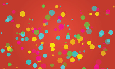 Abstract green and yellow circle pattern on white background backdrop