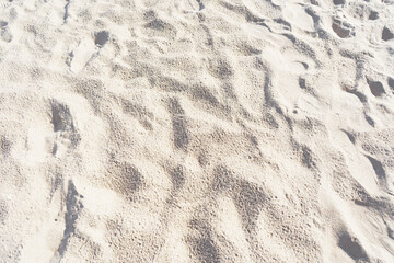 Beautiful of the beach sand texture in summer sun