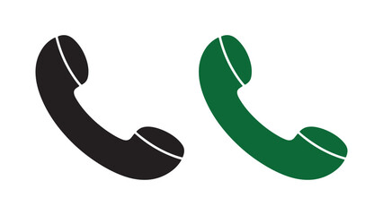 Old Telephone Receiver Icon vector illustration