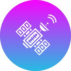 Obraz premium Space Station Icon