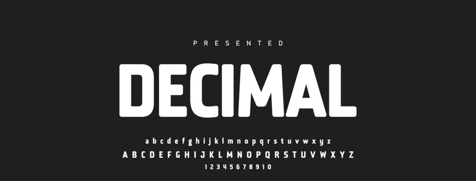 Font alphabet creative modern with black dots, letters A, B, C, D, E, F, G, H, I, J, K, L, M, N, O, P, Q, R, S, T, U, V, W, X, Y, Z and numerals 0, 1, 2, 3, 4, 5, 6, 7, 8, 9, vector illustration 10EPS