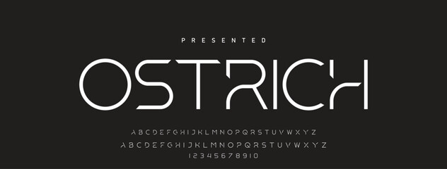 Font alphabet creative modern with black dots, letters A, B, C, D, E, F, G, H, I, J, K, L, M, N, O, P, Q, R, S, T, U, V, W, X, Y, Z and numerals 0, 1, 2, 3, 4, 5, 6, 7, 8, 9, vector illustration 10EPS © Mark