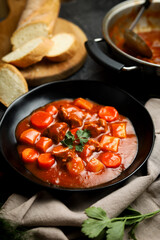 Gulasch or Goulash. Perfect for recipe, article, or any commercial purposes.