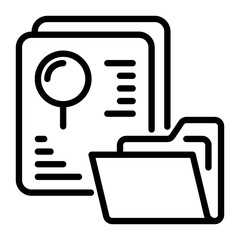 Database icon, line icon style