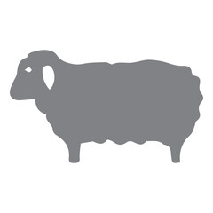 Sheep Silhouette Icon