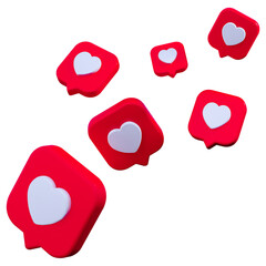 3D Like Notification Icon