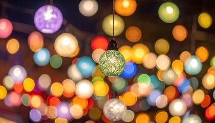 Colorful, blurred lights