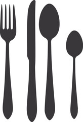 set of kitchen utensils