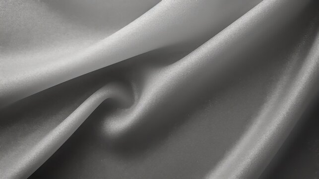 Light Gray Yarn Muslin Smooth Texture Subtle Pattern Soft Smooth Wrinkled Fabric Cloth Beautiful Gradient Shades Illustration Template Background Copy Space Theme Collection 16:9