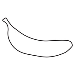 Simple Banana Outline