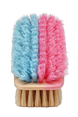 Dual-colored brush, light beige handle