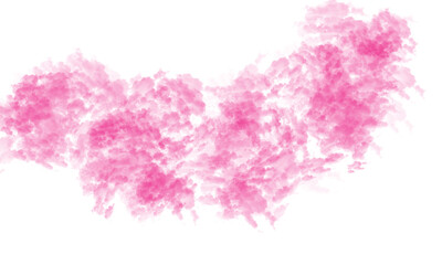 Fototapeta premium A bright pink irregular shape with jagged edges on a black background abstract illustration
