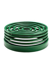 Green circular layered object