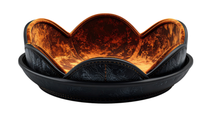 Ornate, decorative bowl with a layered design