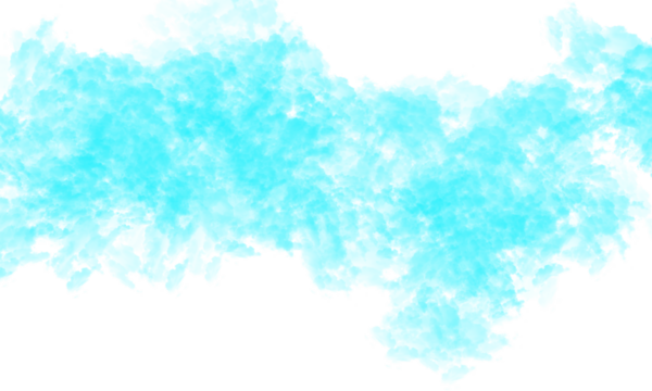 A digitally created image of fluffy white clouds against a dark blue sky background in an artistic style