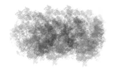 A dense cloud formation with varying shades of gray against a dark background creating depth and texture