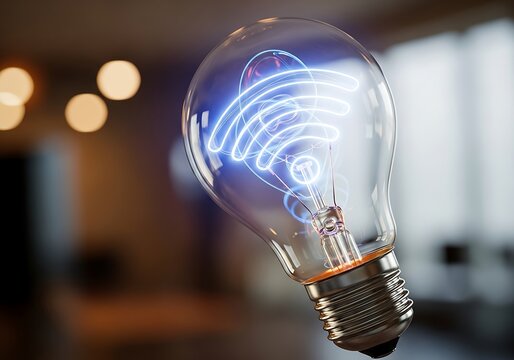 Innovative Wireless Lightbulb Technology. - Powered by Adobe