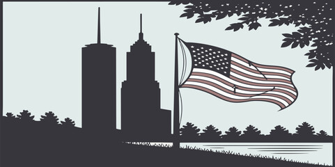 9/11 american patriot day,9/11 banner,we will never forget background,9/11 vector