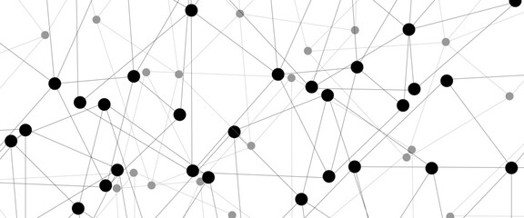 Abstract technology dot and line connection digital hi tech design concept background. Space for text. Vector illustration