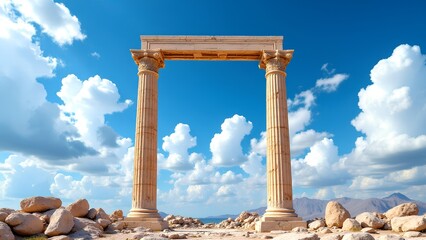 ruins of the ancient city