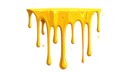 Dripping golden liquid, abstract design