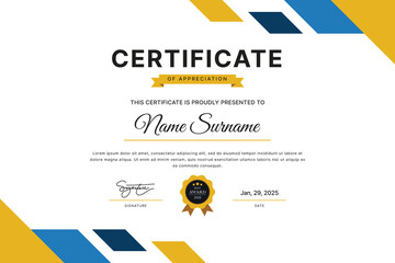 Certificate Template Design
