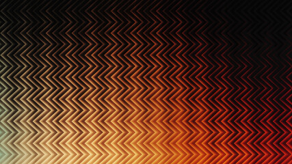 Abstract background with diagonal zigzag lines in shades of black, red, orange, and teal creating a textured pattern