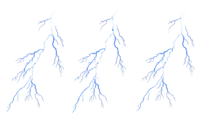 Abstract lightning bolt pattern