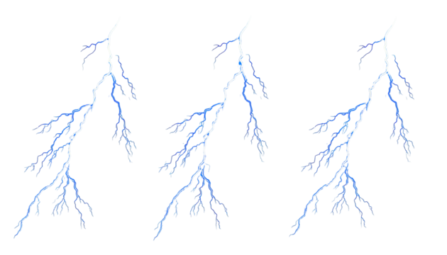 Abstract lightning bolt pattern