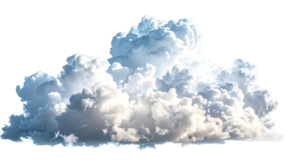 A large cumulus cloud against a black background (1)