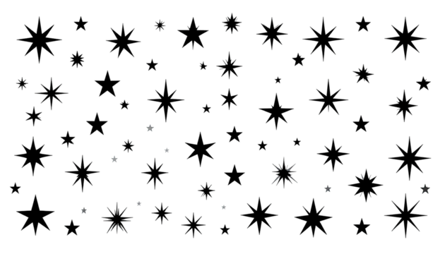 Abstract starry night sky