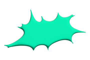 3d speech bubble Blank empty message box Textbox frame for banners, price tags, stickers, design