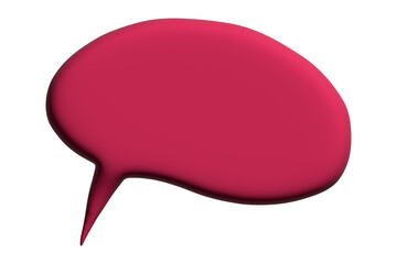 3d speech bubble Blank empty message box Textbox frame for banners, price tags, stickers, design