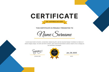 Certificate Template Design