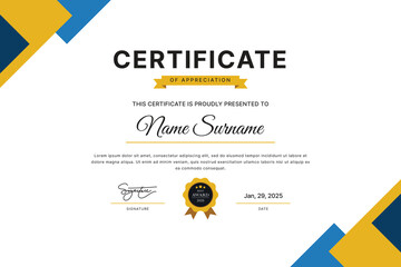 Certificate Template Design