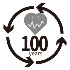 100年時代マーク