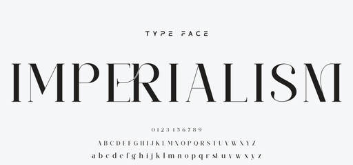 Fototapeta premium Elegant wedding alphabet letters font and number. Typography luxury classic lettering serif fonts decorative vintage retro concept. vector illustration.