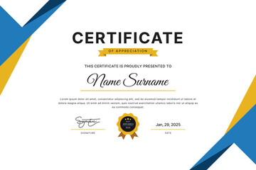Certificate Template Design