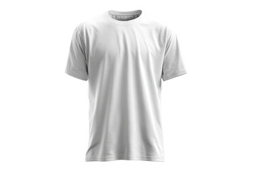 Plain white men's T-shirt