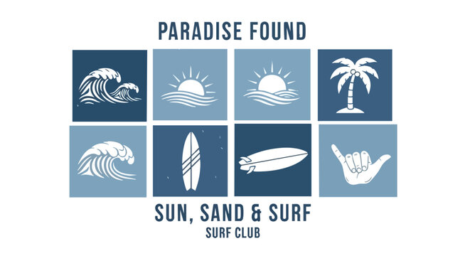 Paradise found: Sun, sand, and surf vibes for a perfect summer vacation or beach getaway