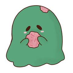 Cute ghost Halloween PNG